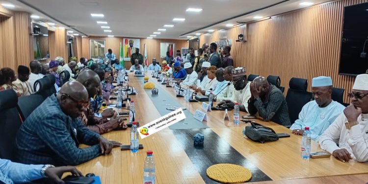 Le personnel du département et les D.S présentent leurs vœux de nouvel an au MATD