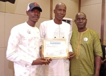 Le lauréat Sékou Kaba, DCE de Matoto
