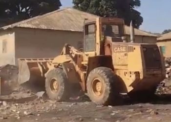 Mamou : Déguerpissement massif à la gare routière de la Conserverie, des commerçants sous le choc