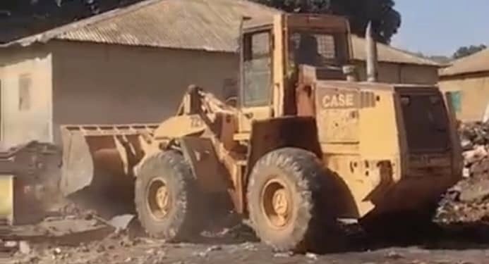 Mamou : Déguerpissement massif à la gare routière de la Conserverie, des commerçants sous le choc