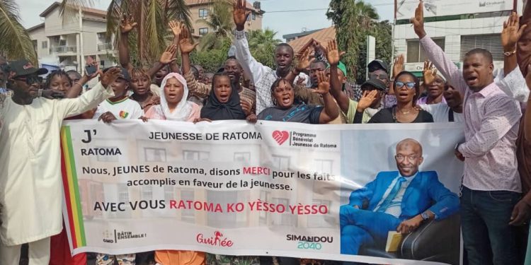 La jeunesse de Ratoma réclame la continuité d’Ahmed Sékou « « Nous avons vu, nous avons vécu, nous avons bénéficié »