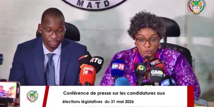 Législatives : la DGE fait le point sur les candidatures déposées