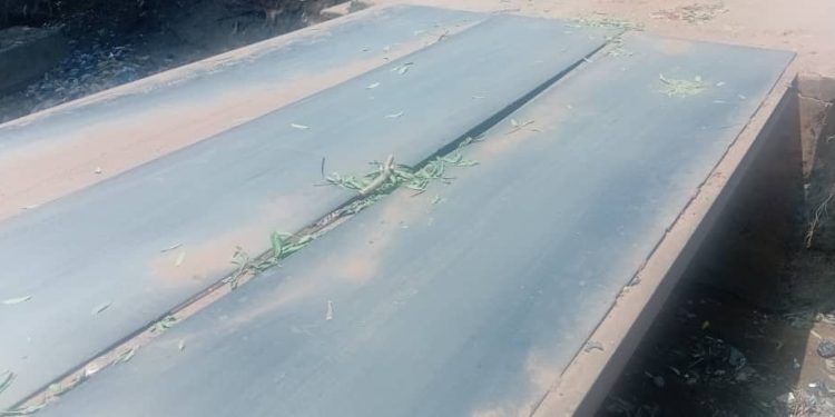 Kindia : Effondrement du pont de Kenendé, un axe vital pour plusieurs quartiers coupé
