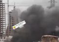 URGENT : Incendie en cours à l&rsquo;ancien dépôt de carburant de Kaloum