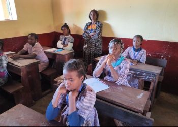 Labé : Le coup d’envoi de l’examen d’entrée en 7e année donné au lycée Hoggo M’bouro
