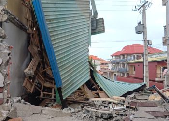 Conakry : Effondrement d&rsquo;un immeuble à Lambanyi