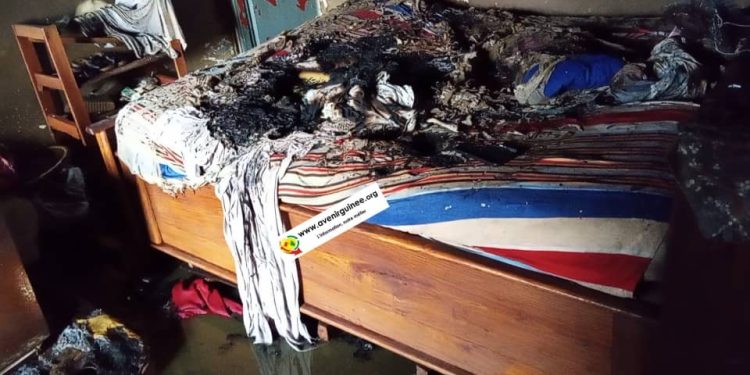 Conakry : Un incendie tragique fait 4 morts dans un immeuble à Simbaya