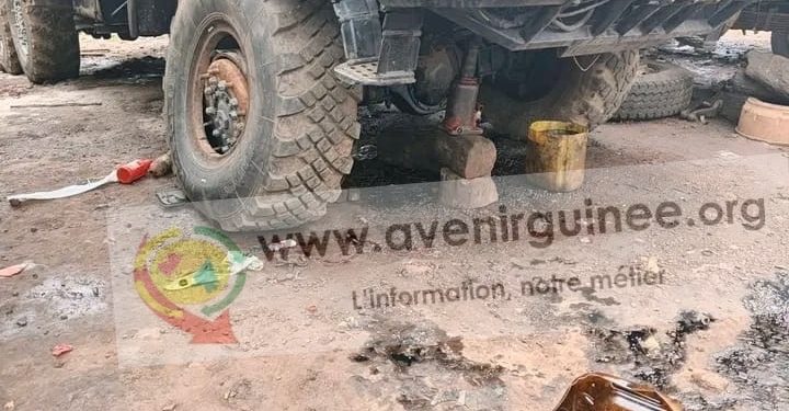 Drame à Kindia : Un pneu explose et tue deux jeunes mécaniciens