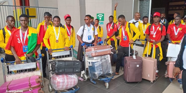Qualification en poche, les cadets guinéens rentrent au bercail