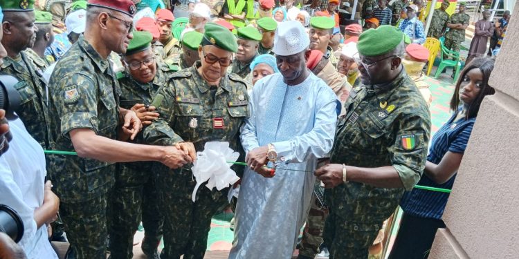 Camp Samory Touré : Inauguration de la Maison du combattant et de l’Hôtel militaire du BQG